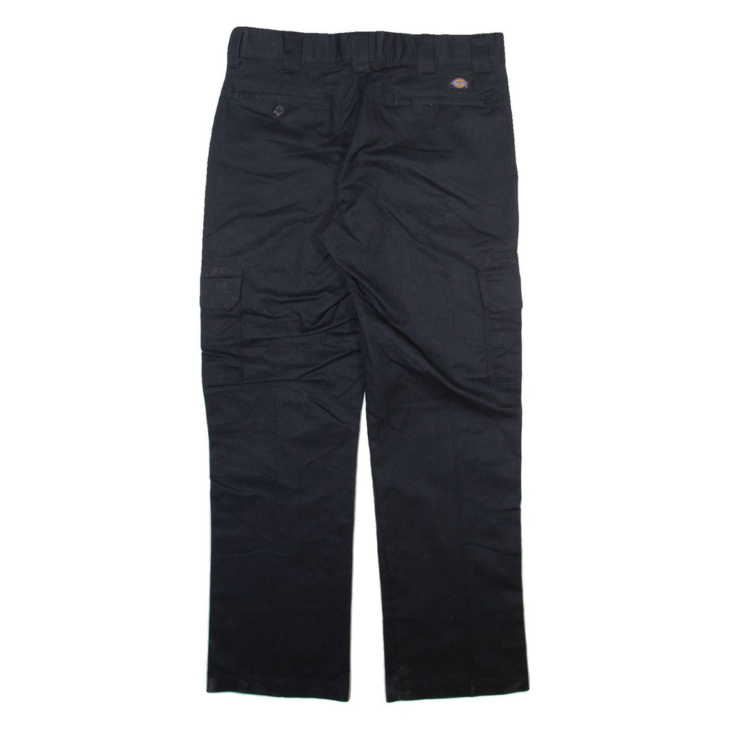 DICKIES Cargo Mens Trousers Black Regular Straight W34 L32