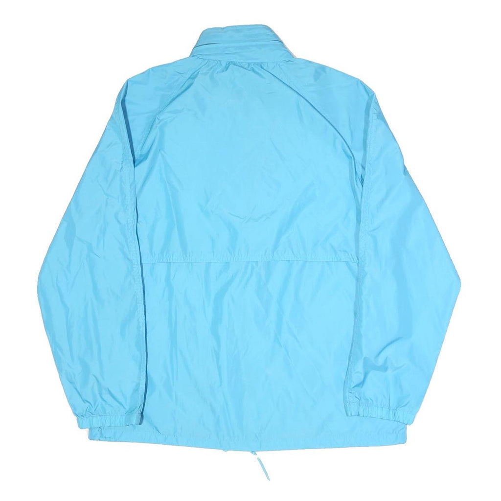 WOOLRICH Womens Blue Lightweight Jacket S Polyester Plain Zip Casual Lightweight