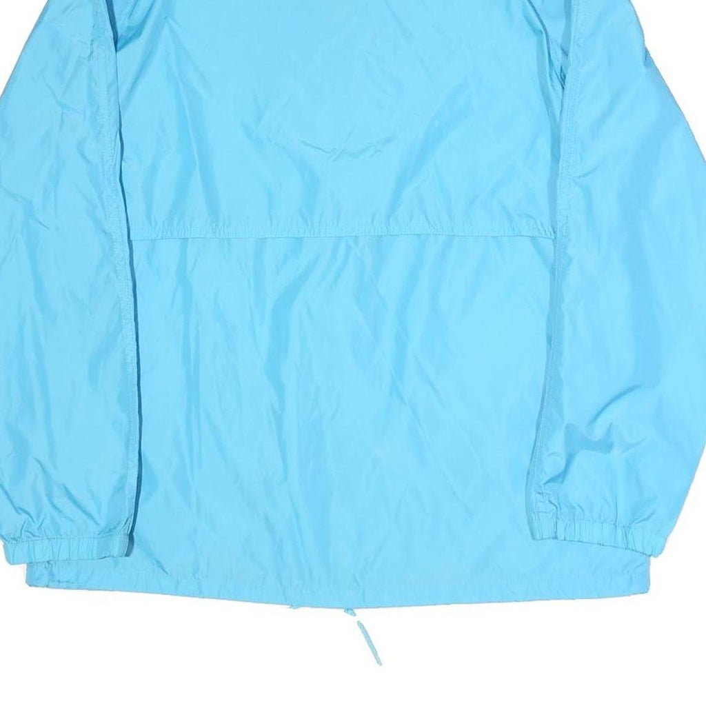 WOOLRICH Womens Blue Lightweight Jacket S Polyester Plain Zip Casual Lightweight