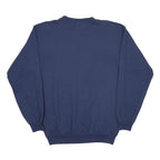 PORT & COMPANY Mens Navy Blue Seattle WA Crew Neck S Cotton Blend Sweatshirt