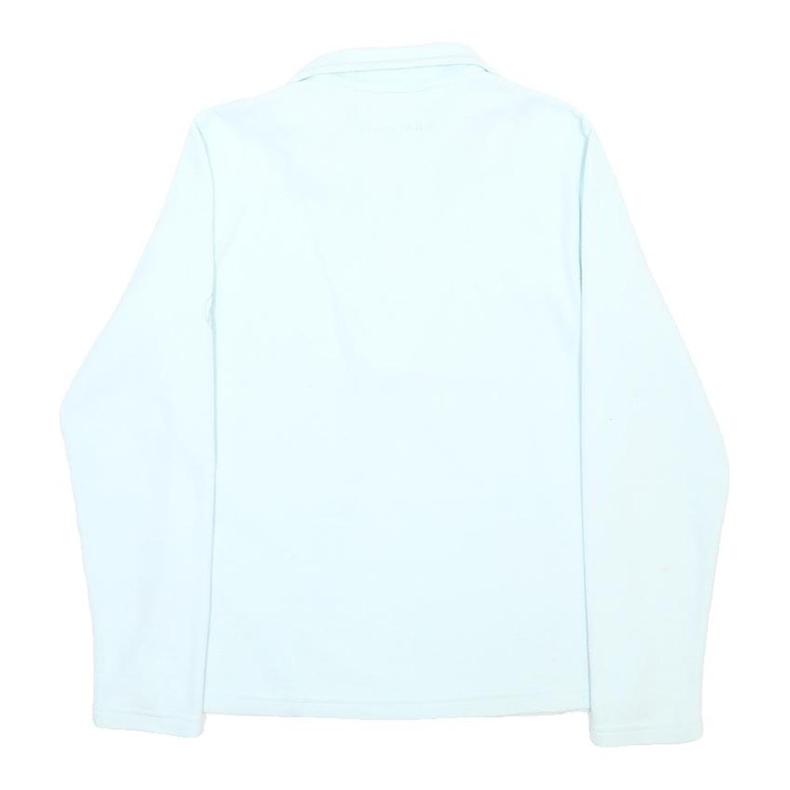 MAMMUT Womens White Plain Polyester Pullover Jumper S Outdoor Activewear
