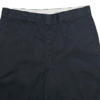 DICKIES Mens Black Casual Shorts XL W40 Polyester Blend Workwear Logo