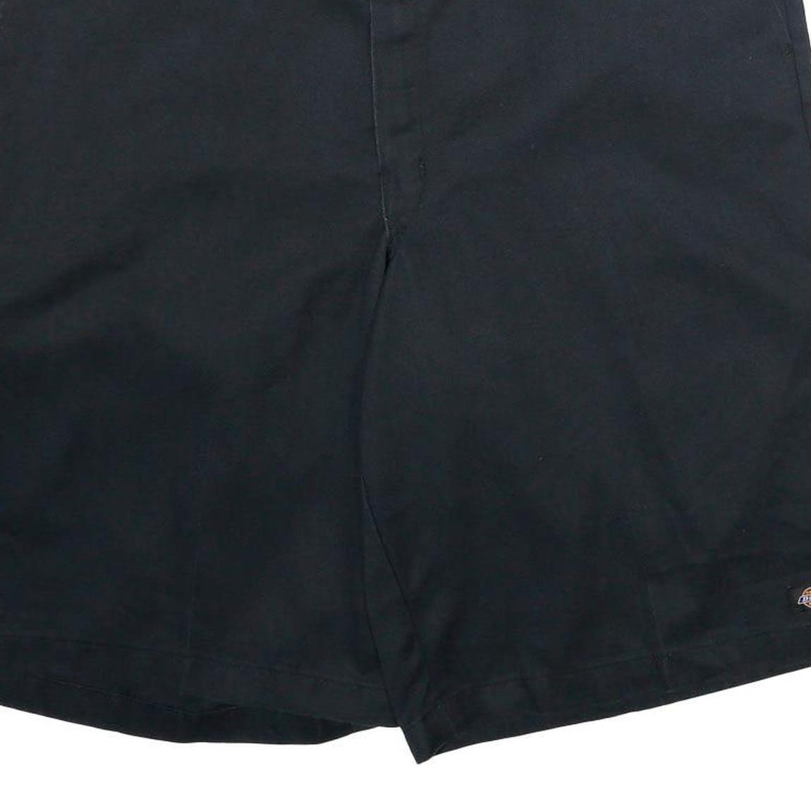 DICKIES Mens Black Casual Shorts XL W40 Polyester Blend Workwear Logo