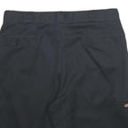 DICKIES Mens Black Casual Shorts XL W40 Polyester Blend Workwear Logo