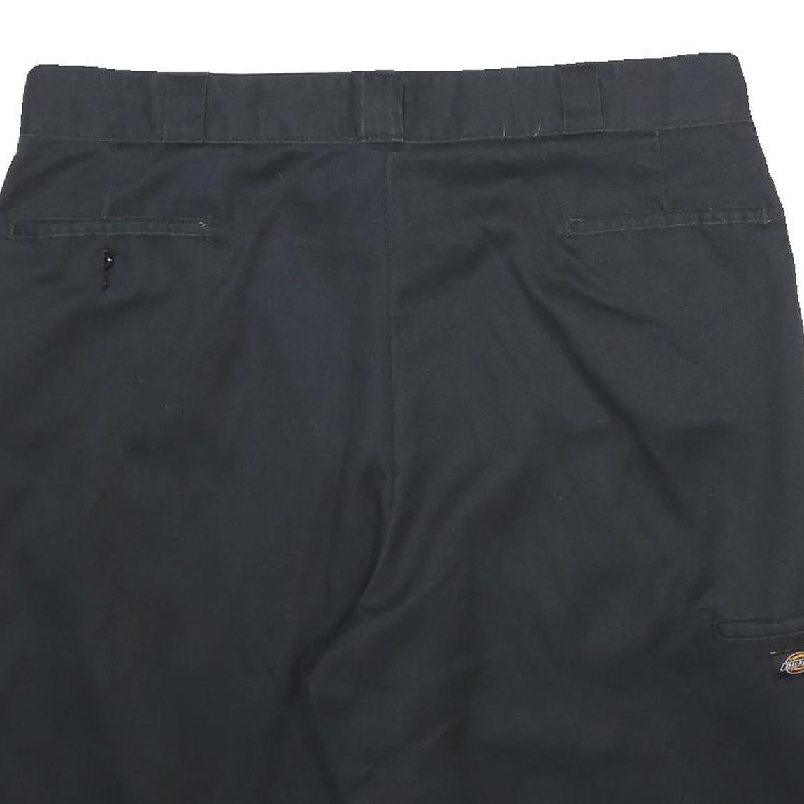 DICKIES Mens Black Casual Shorts XL W40 Polyester Blend Workwear Logo