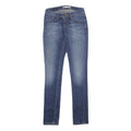 LEVI'S 524 Too Superlow Womens Jeans Blue Regular Skinny Denim Medium W24 L32