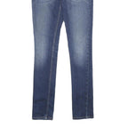 LEVI'S 524 Too Superlow Womens Jeans Blue Regular Skinny Denim Medium W24 L32