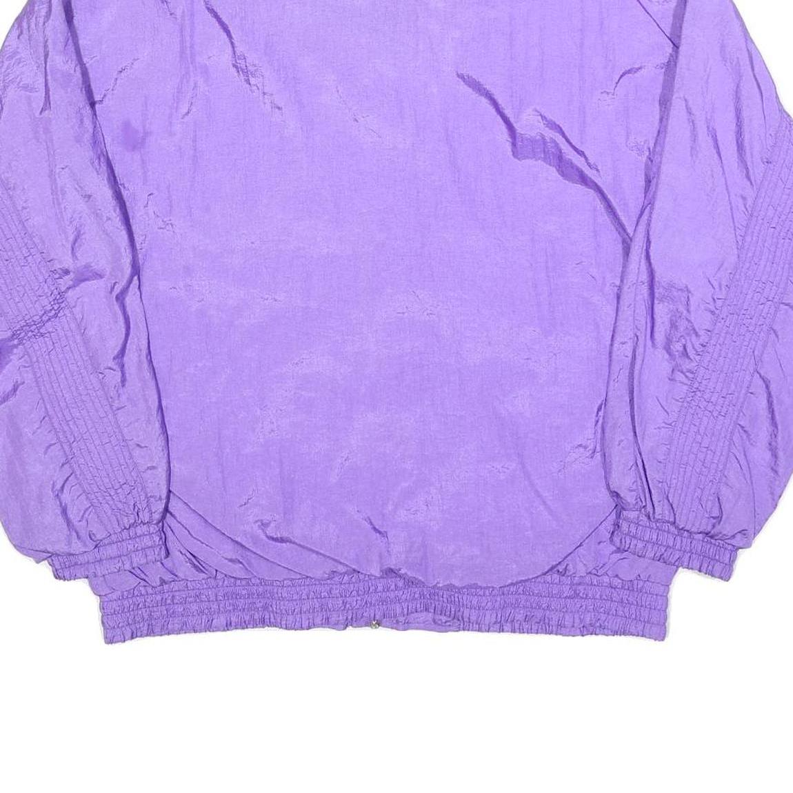 WESTBOUND Womens Purple Nylon Jacket L Lightweight Zip Fastening Relaxed Fit