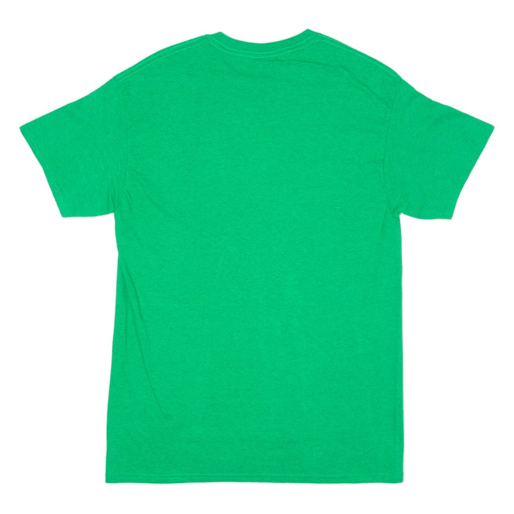 GILDAN Mens T-Shirt Green Crew Neck M
