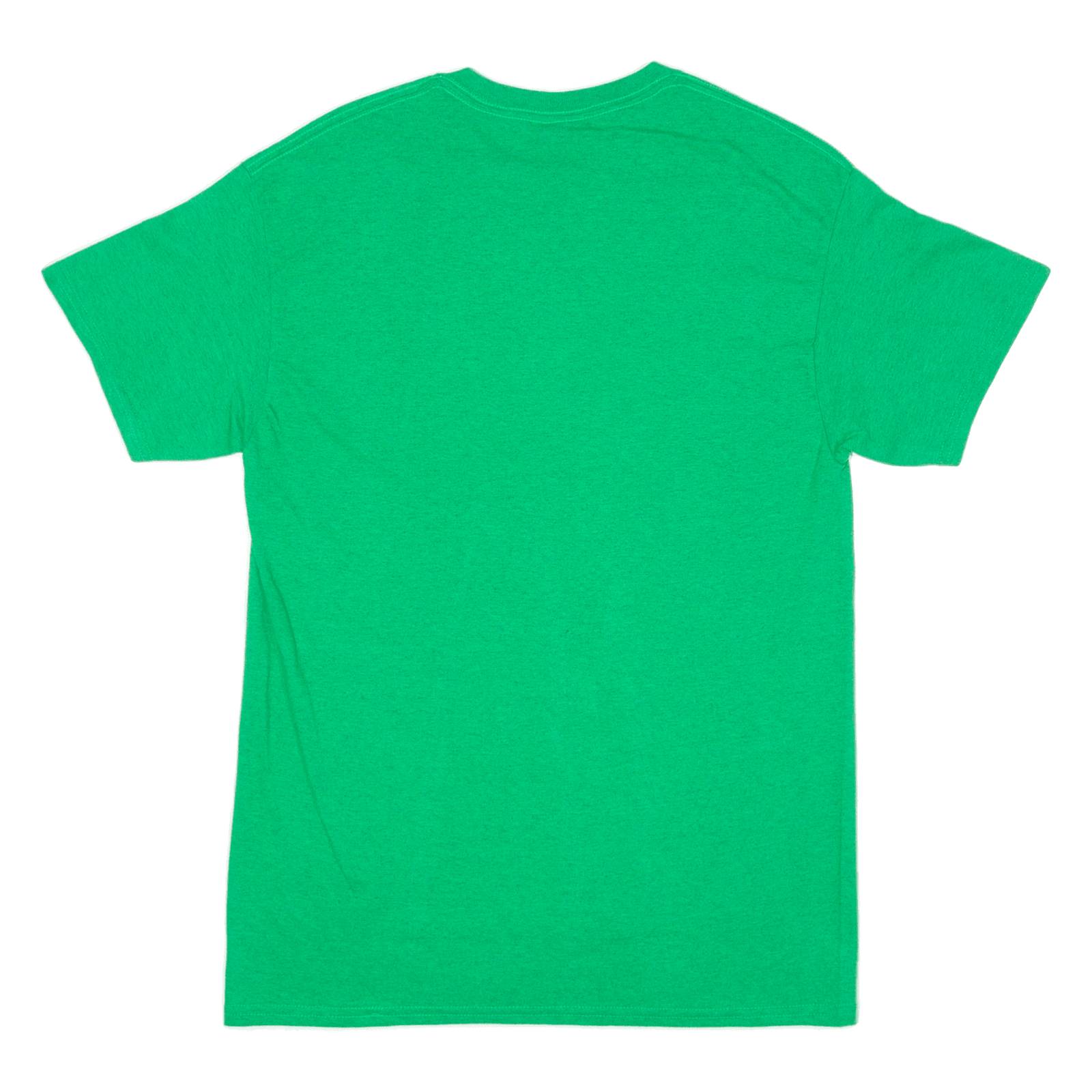 GILDAN Mens T-Shirt Green Crew Neck M
