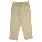 DICKIES Workwear Mens Twill Trousers Beige Regular Straight W36 L29