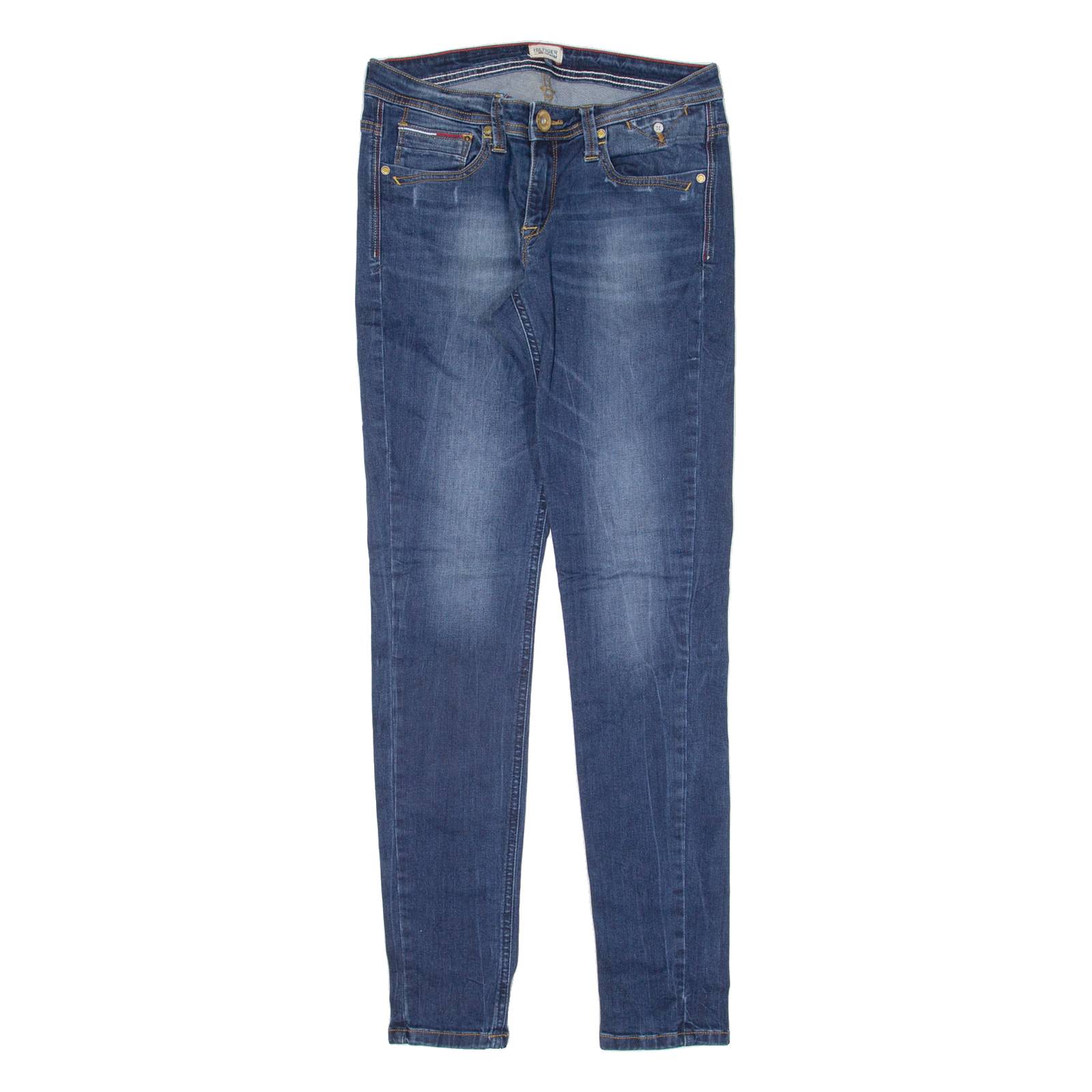 HILFIGER DENIM Womens Jeans Blue Slim Skinny W30 L32