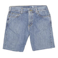 CARHARTT Mens Denim Blue Casual Shorts M W31 Loose Straight Fit Workwear
