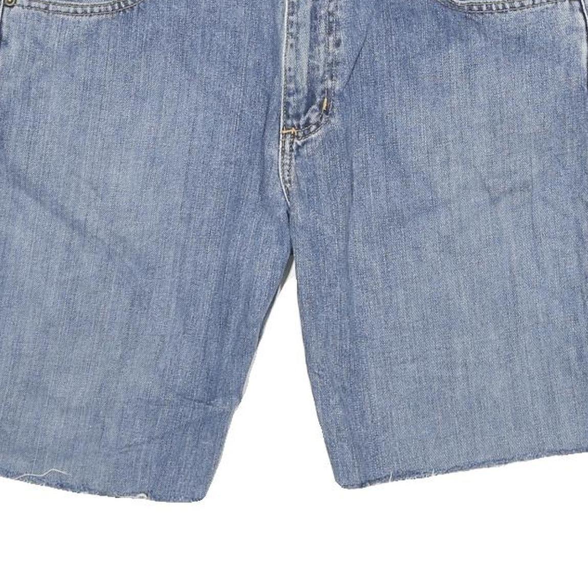 CARHARTT Mens Denim Blue Casual Shorts M W31 Loose Straight Fit Workwear