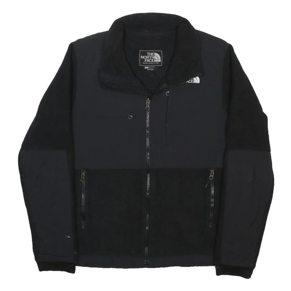 THE NORTH FACE Mens Black Softshell Jacket S Polyester Zip Outdoor Casual Warm