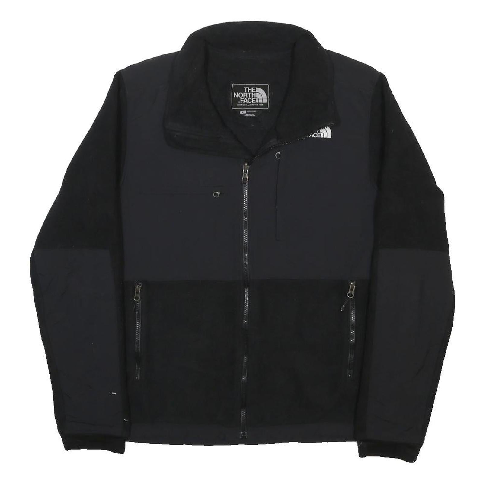 THE NORTH FACE Mens Black Softshell Jacket S Polyester Zip Outdoor Casual Warm