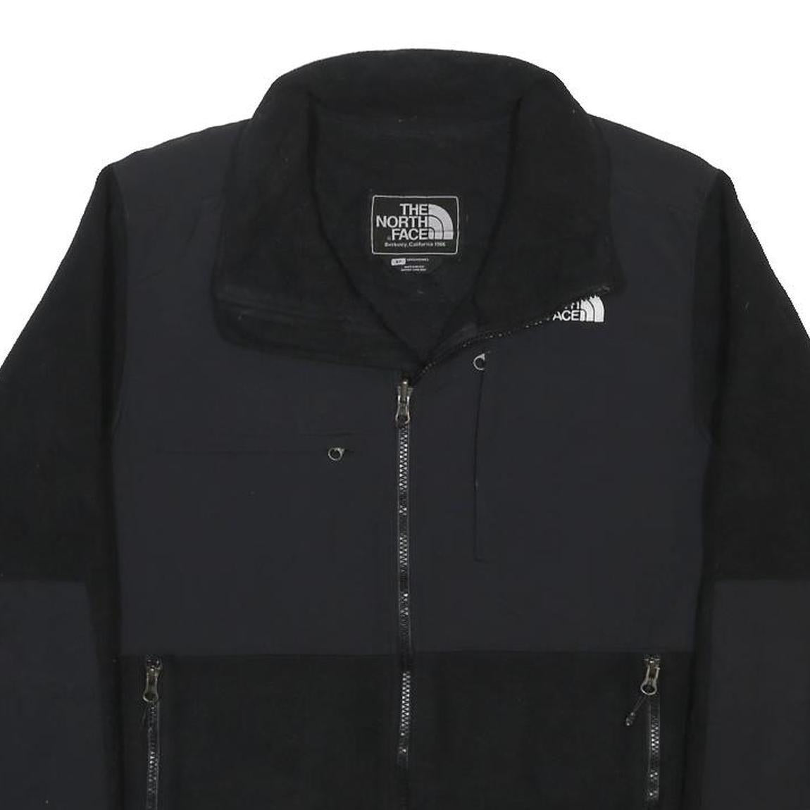 THE NORTH FACE Mens Black Softshell Jacket S Polyester Zip Outdoor Casual Warm