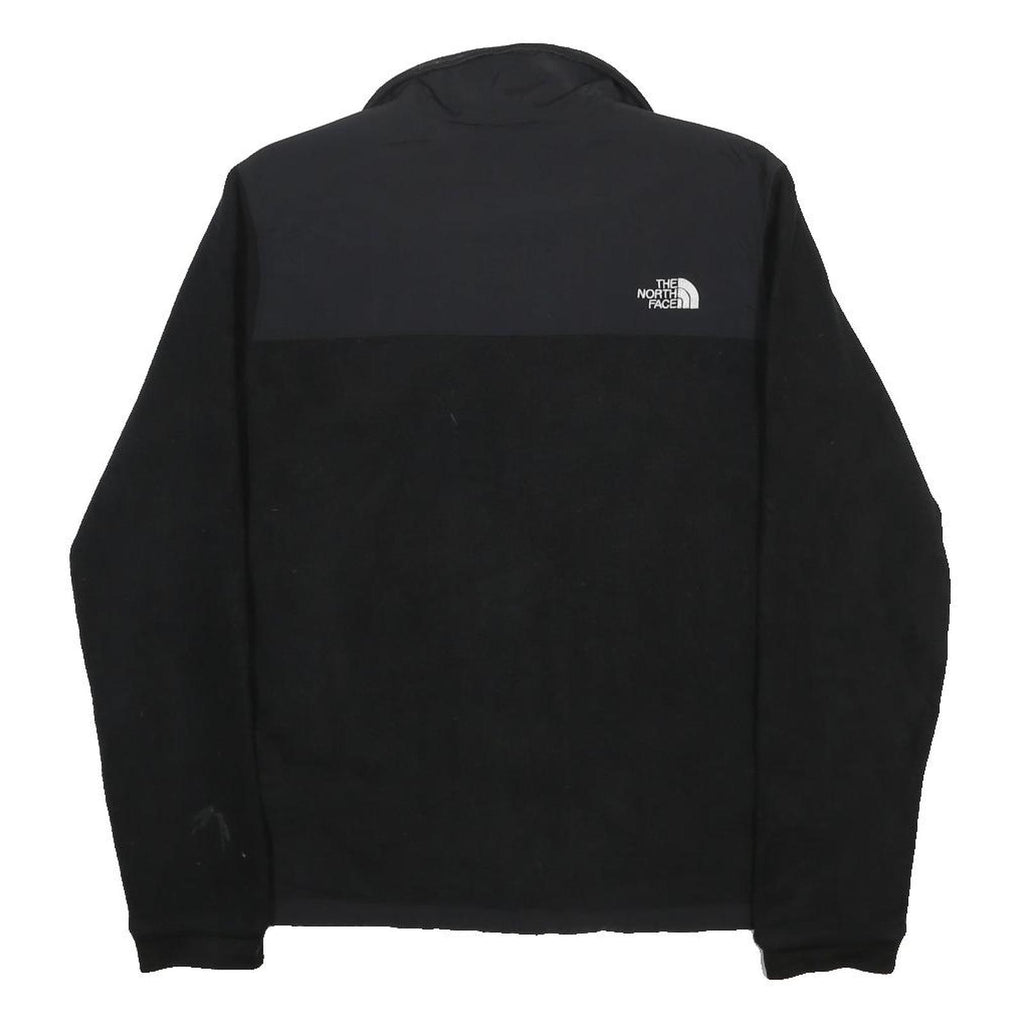 THE NORTH FACE Mens Black Softshell Jacket S Polyester Zip Outdoor Casual Warm