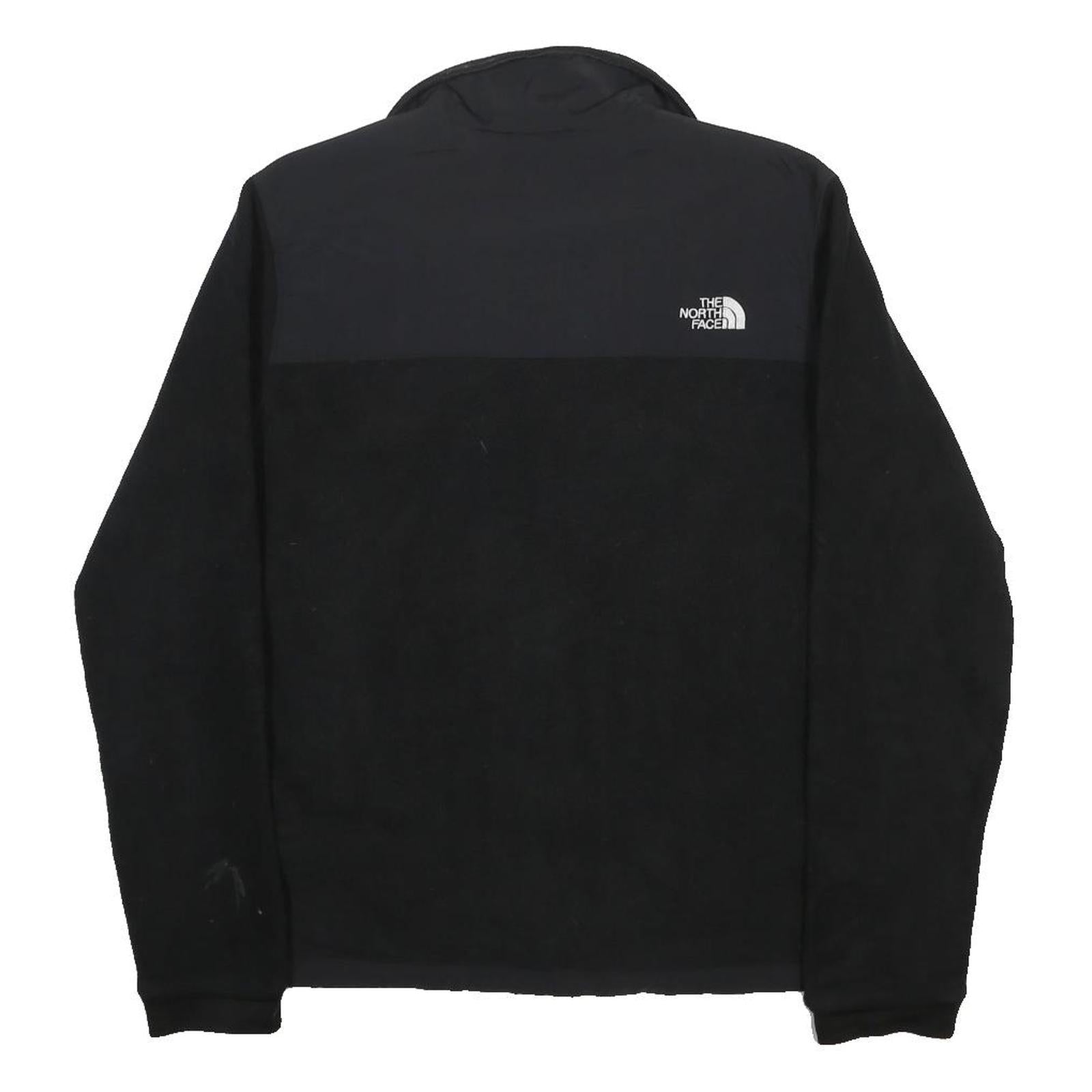 THE NORTH FACE Mens Black Softshell Jacket S Polyester Zip Outdoor Casual Warm