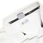 PUMA Mens White & Black Short Sleeve Plain 3XL Cotton Blend Polo Shirt Classic