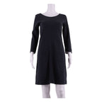 WHITE STUFF Pocketed Womens Shift Dress Grey Knee Length UK 8