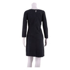 WHITE STUFF Pocketed Womens Shift Dress Grey Knee Length UK 8