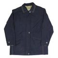 MARITIME SUMMER Womens Navy Blue Casual Jacket UK 10 Polyester Blend Zip Plain