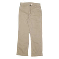 CARHARTT Mens Regular Beige Cotton Blend Zip Trousers W31 L30 Workwear Utility