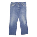 LEE Mens Blue Regular Fit Straight Denim Jeans W38 L30 Classic Cotton Zip
