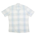 KAUF Mens Shirt Blue 90s Check L