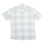 KAUF Mens Shirt Blue 90s Check L