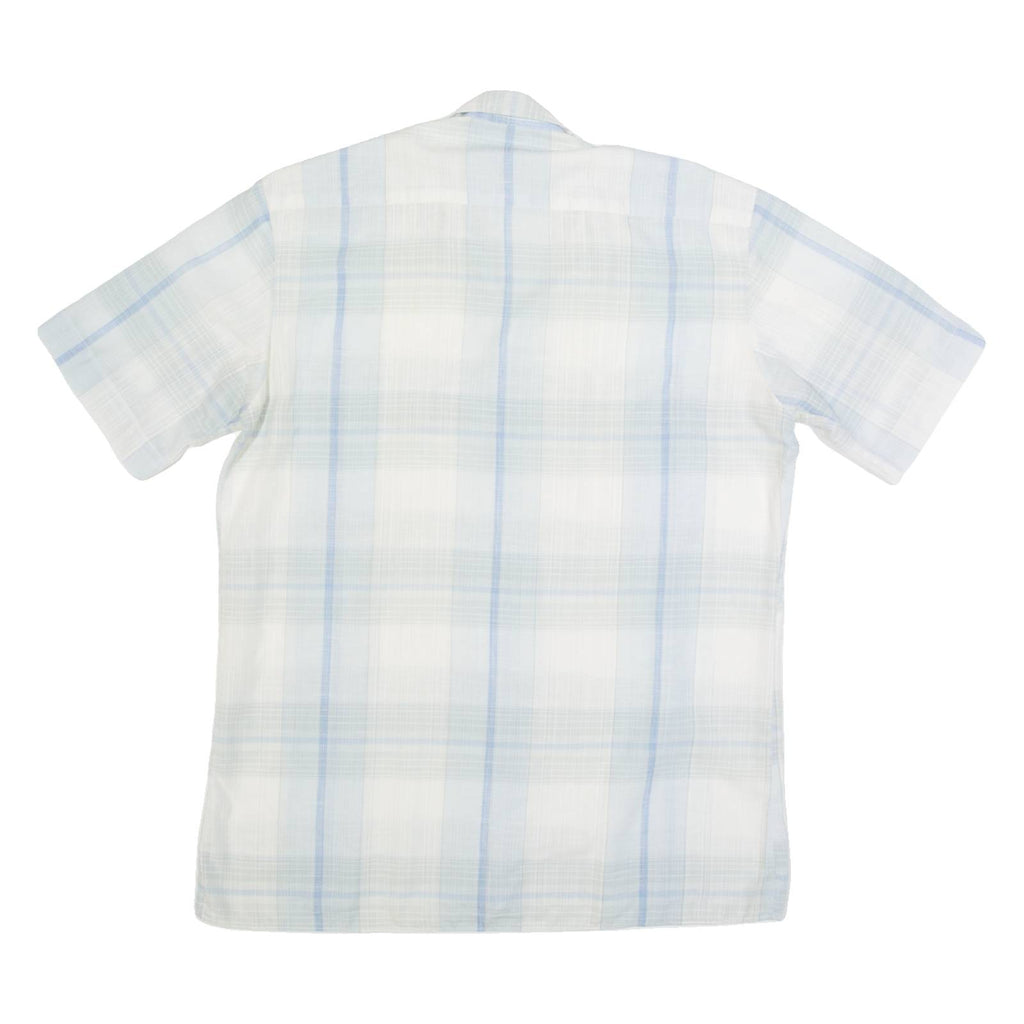 KAUF Mens Shirt Blue 90s Check L