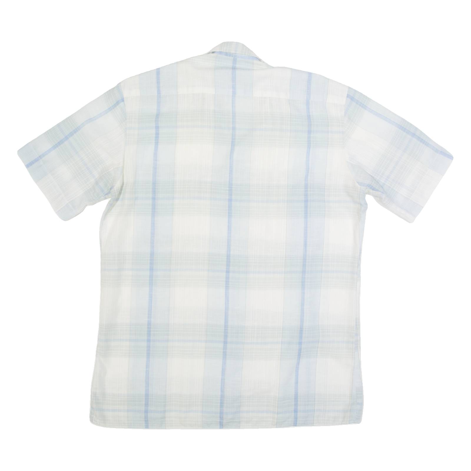 KAUF Mens Shirt Blue 90s Check L