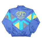 PUMA Mens Blue Yellow Grey Colourblock Sports Zip Jacket L Polyester