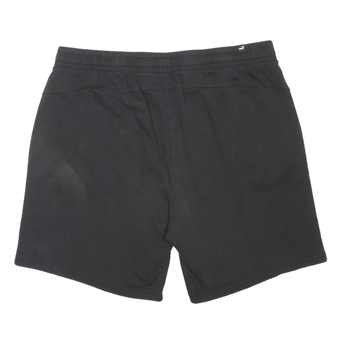 PUMA Mens Shorts Black Casual Plain 2XL W40 Cotton Blend Logo