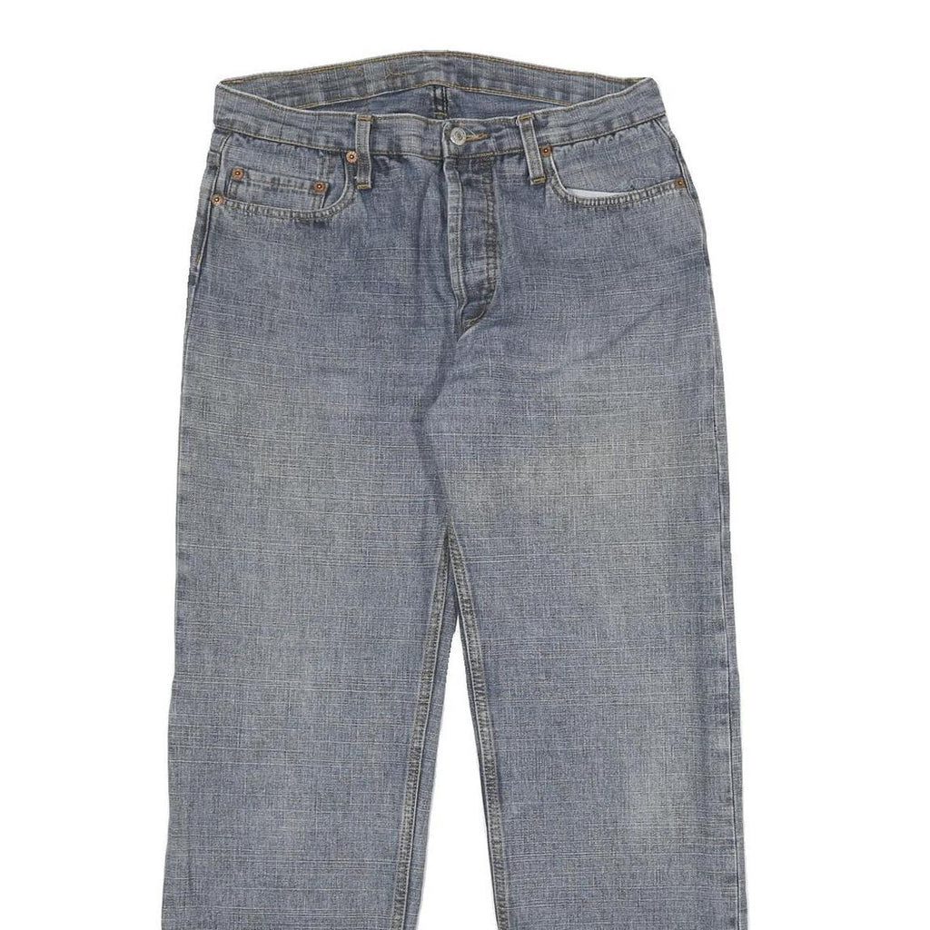 LEVI'S 501 Mens Jeans Blue Regular Straight Denim Medium W31 L30 Classic Button