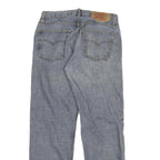 LEVI'S 501 Mens Jeans Blue Regular Straight Denim Medium W31 L30 Classic Button