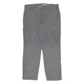 CARHARTT Mens Cotton Blend Grey Relaxed Fit Straight Trousers W38 L32 Casual