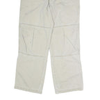 DICKIES Mens Jeans Beige Regular Straight Denim W34 L33 Workwear Zip Closure