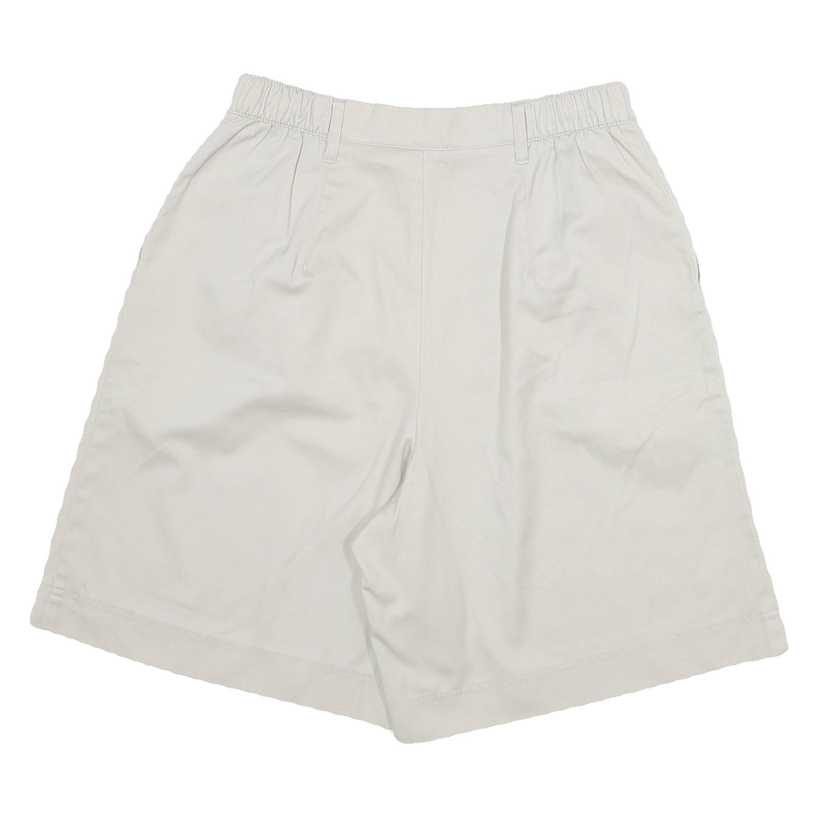 SEASON SPORT Womens Shorts White Casual Plain UK 12 W28 Relaxed Fit Cotton