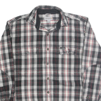 CARHARTT Mens Black & White Check Shirt M Long Sleeve Button Cotton Blend