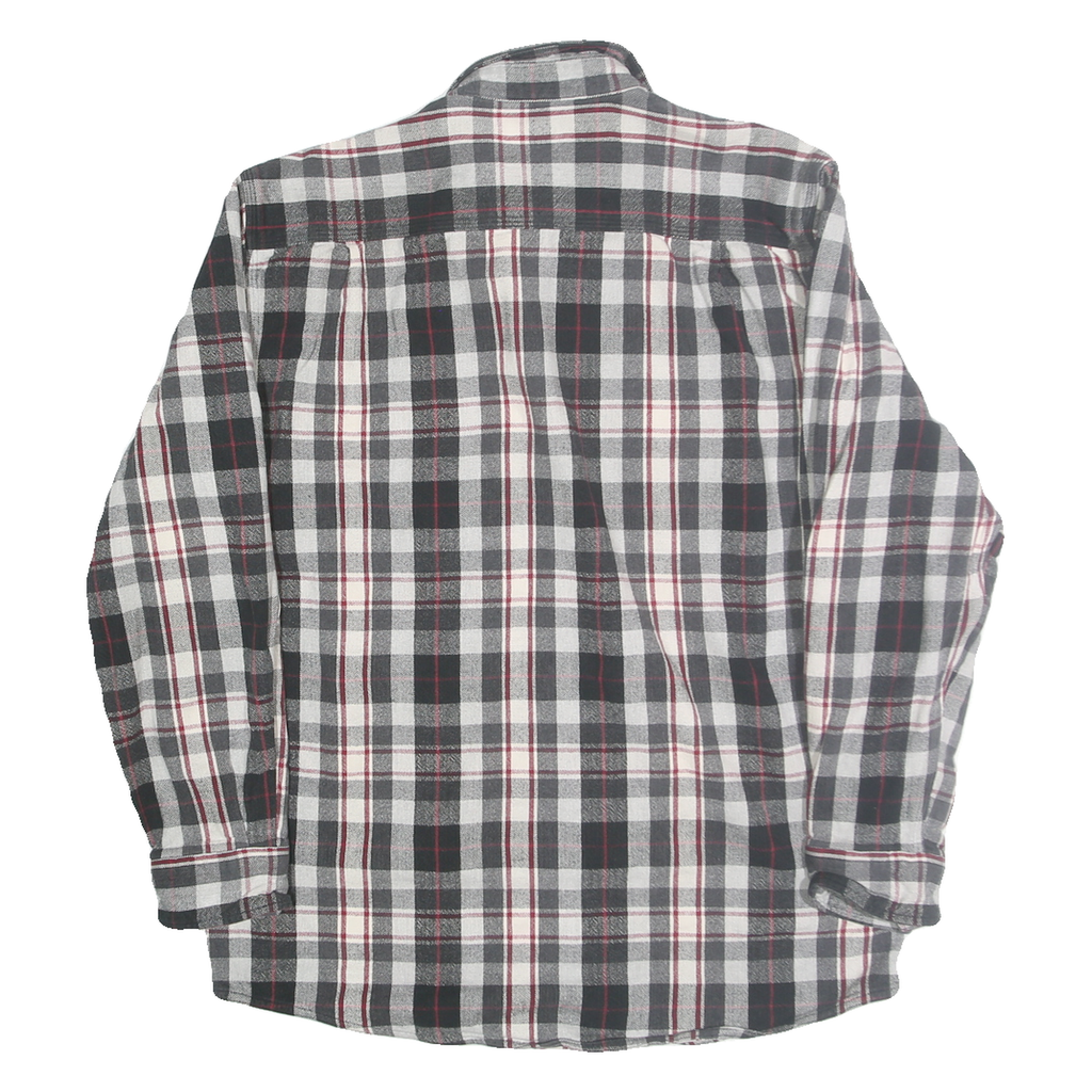 CARHARTT Mens Black & White Check Shirt M Long Sleeve Button Cotton Blend