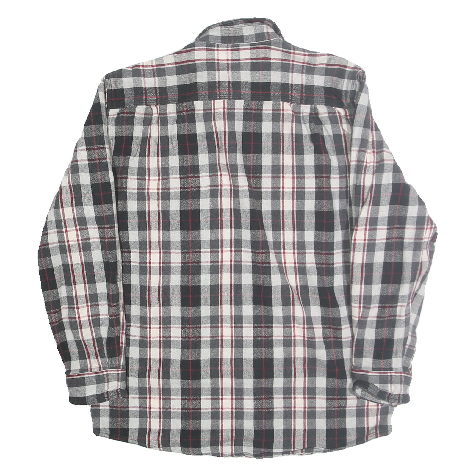 CARHARTT Mens Black & White Check Shirt M Long Sleeve Button Cotton Blend