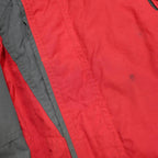 COLUMBIA Mens Red & Grey Outdoor Jacket XL Nylon Woven Colourblock Relaxed Fit