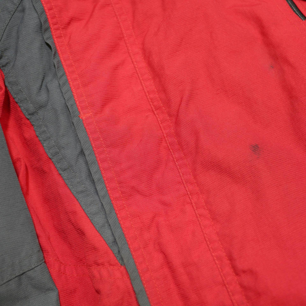 COLUMBIA Mens Red & Grey Outdoor Jacket XL Nylon Woven Colourblock Relaxed Fit