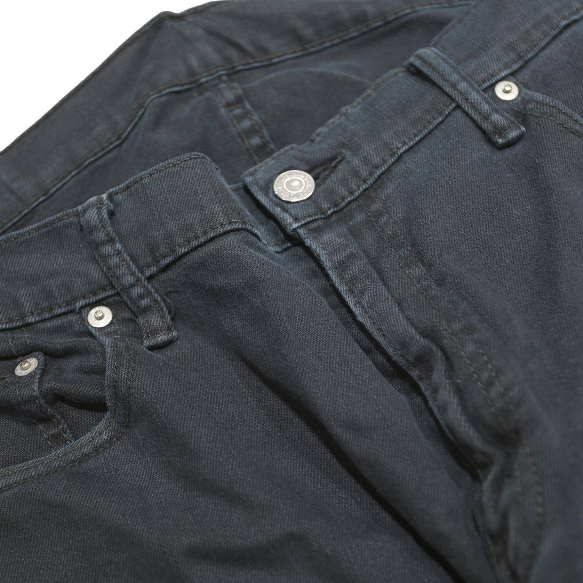 LEVI'S 514 Slim Mens Jeans Black Slim Straight Denim W36 L32 Classic Zip Cotton