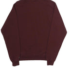 CHAMPION Mens Maroon Lake Tahoe Hoodie L Cotton Blend Pullover Casual Sweatshirt