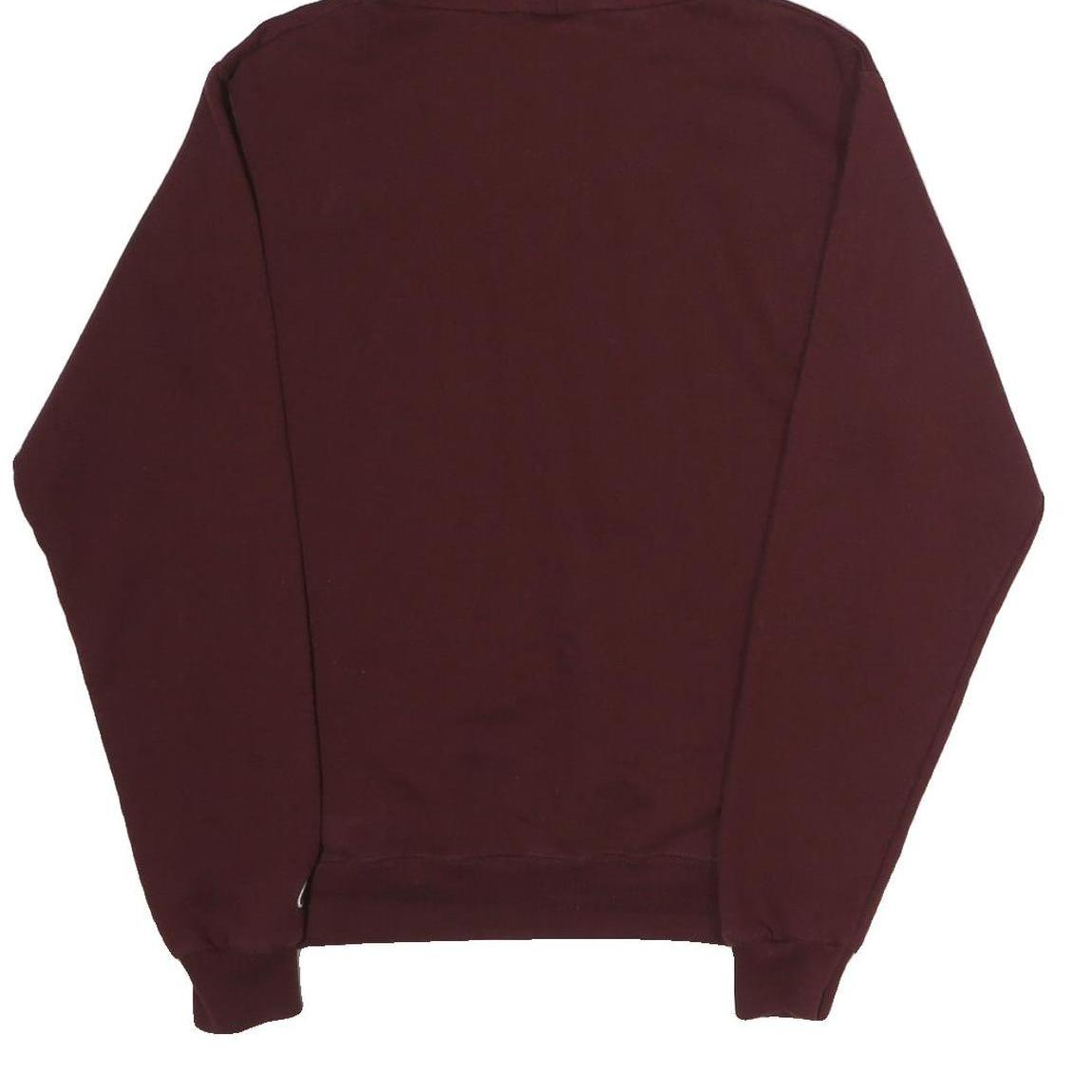 CHAMPION Mens Maroon Lake Tahoe Hoodie L Cotton Blend Pullover Casual Sweatshirt