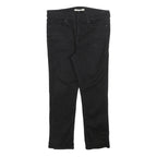 LEVI'S 312 Womens Jeans Black Slim Skinny Denim W31 L25 Zip Cotton Blend