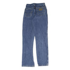 WRANGLER Mens Slim Blue Denim Raw Slim Fit Jeans W26 L28 Classic Zip Pocket